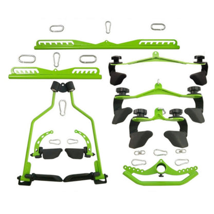 Lat Pull Down Grips Handle Back Blaster Strength Training Home Gym Rowing Machine Attachments, 8pcs/set