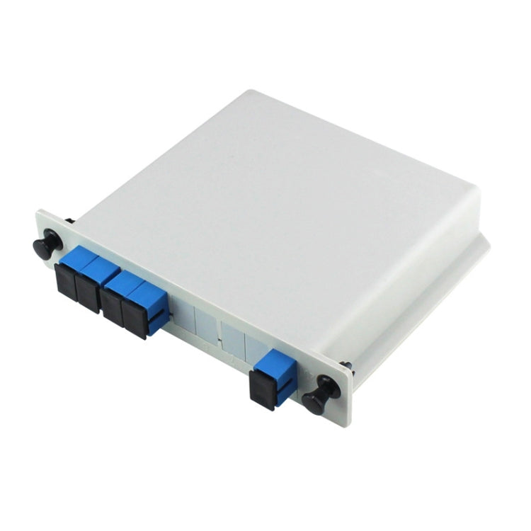 4 In 1 Plug-in PLC Optical Splitter SC Port Carrier-grade Fiber Optic Splitter, 4 In 1 Plug-in PLC Optical Splitter