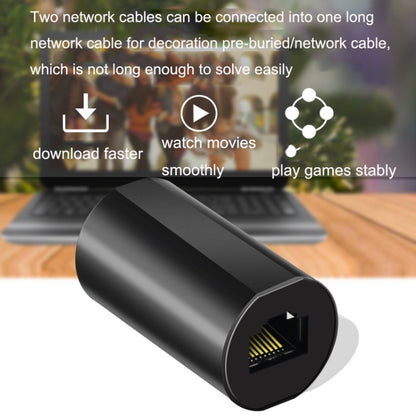 YM88013-Y Lightning Protection Version Network Straight-Through Head RJ45 Network Cable Double Pass Head, Straight-Through Head