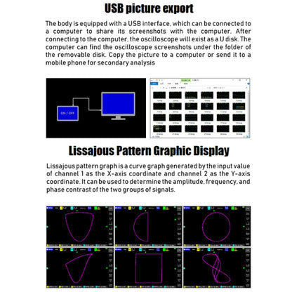 FNIRSI 1013D 1GS Sampling Dual Channel 100M Bandwidth Digital Oscilloscope, US Plug, 1013D
