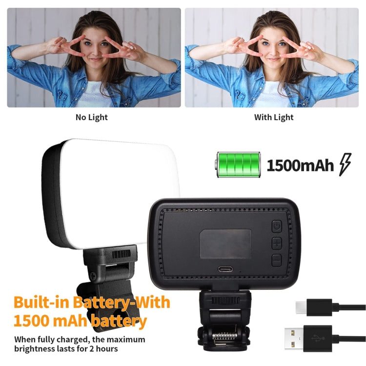 BL01 Rechargeable Video Conference Lighting With Three Color Temperature Stepless Dimming, Style 1