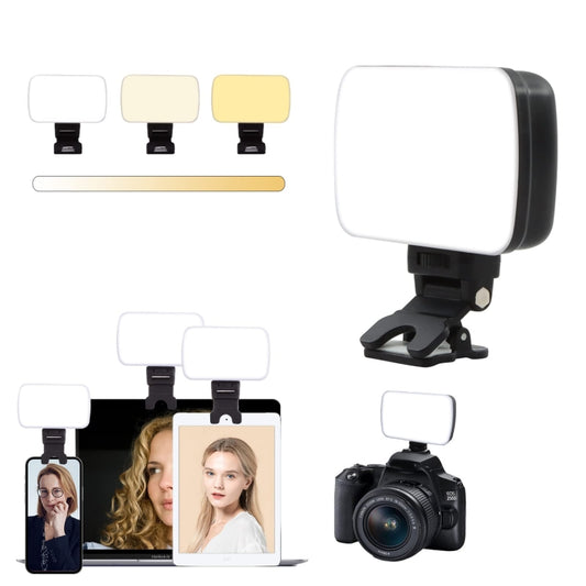 BL01 Rechargeable Video Conference Lighting With Three Color Temperature Stepless Dimming, Style 1