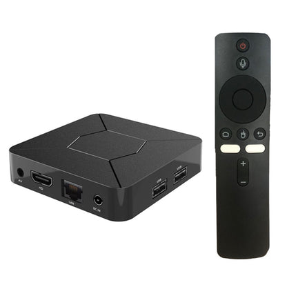 Q5 TV Set-Top Box 2G+8G Dual WiFi+Bluetooth Voice Remote HD Player, Q5 EU Plug, Q5 US Plug, Q5 UK Plug, Q5 AU Plug