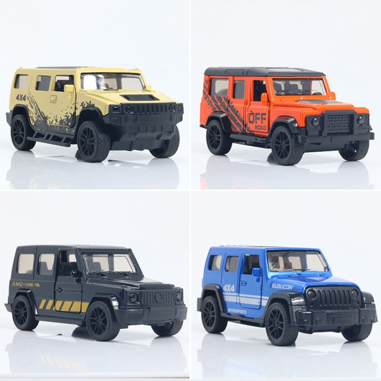 1:43 Alloy Car Model Off-road Car Two-door Pull-back Boy Car Toy, Off-road Car