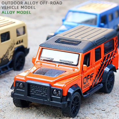 1:43 Alloy Car Model Off-road Car Two-door Pull-back Boy Car Toy, Off-road Car