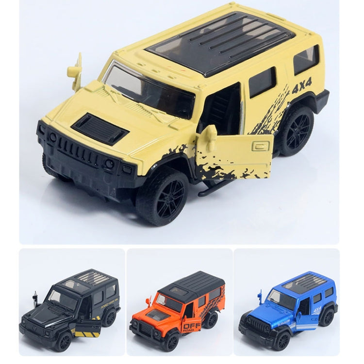 1:43 Alloy Car Model Off-road Car Two-door Pull-back Boy Car Toy, Off-road Car