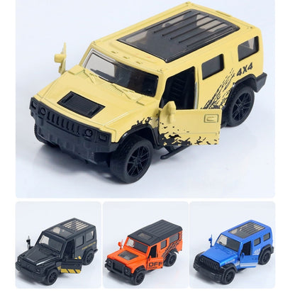 1:43 Alloy Car Model Off-road Car Two-door Pull-back Boy Car Toy, Off-road Car