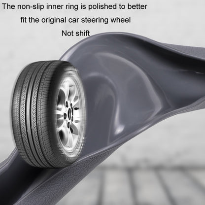 Silicone Non-slip Wear-resistant Steering Wheel Cover, 37-42cm