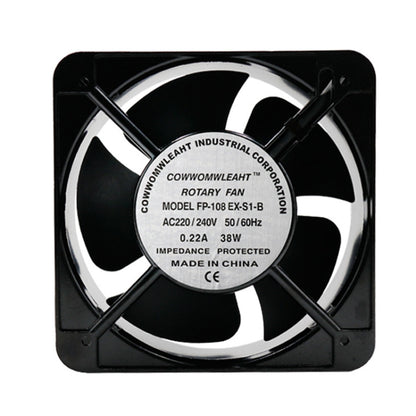 220V 38W 15cm Roller Chassis Electrical Cabinet Shaft, Oil Bearing Fan, Double Rolling Ball Bearing Fan
