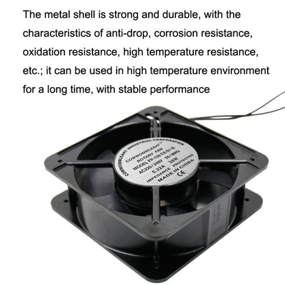 220V 38W 15cm Roller Chassis Electrical Cabinet Shaft, Oil Bearing Fan, Double Rolling Ball Bearing Fan