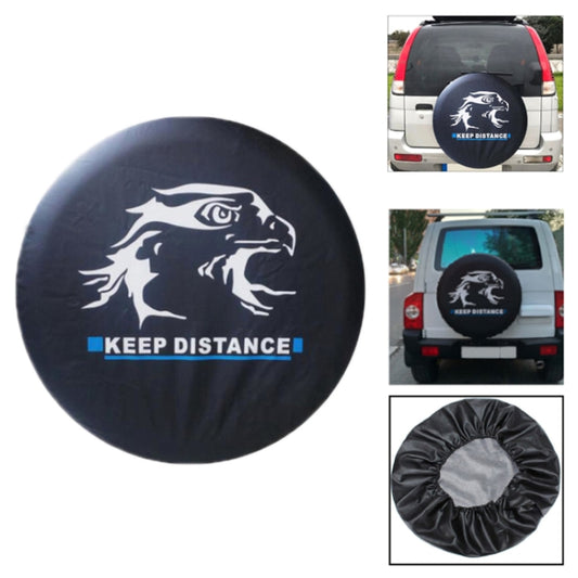 PVC Faux Leather Spare Wheel Cover Rear Tire Protector, 14 inch, 15 inch, 16 inch, 17 inch