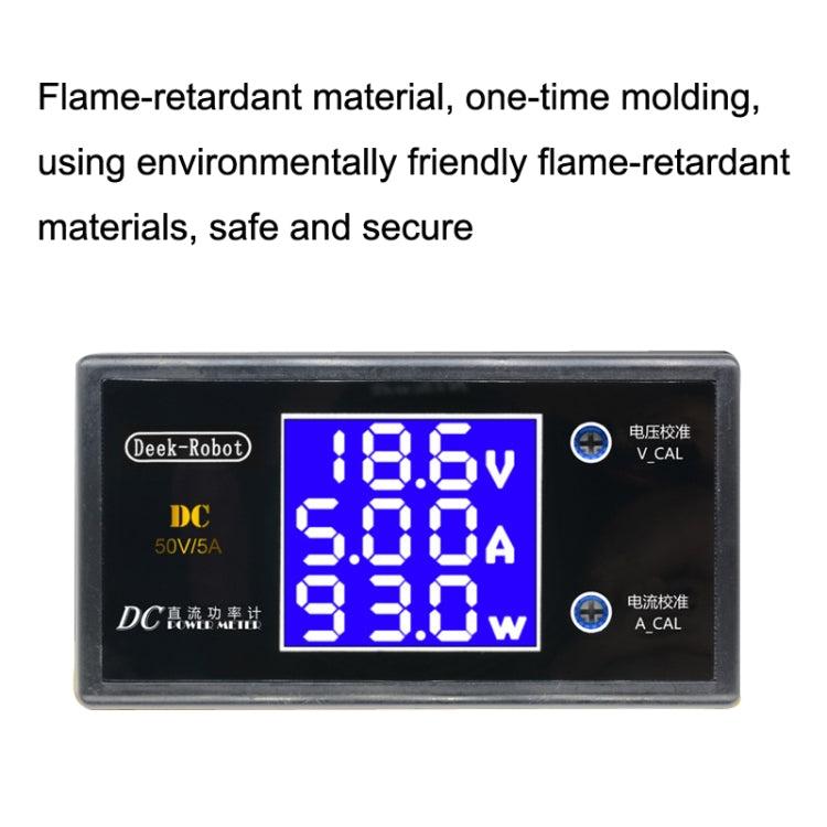 Digital 250W Power Meter Digital Display Multi-function Detector Voltmeter, 5A, 10A