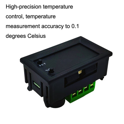 W2809 Digital Display Dual Display Thermostat Hatching Pet House Intelligent Waterproof NTC Temperature Control Instrument, W2809
