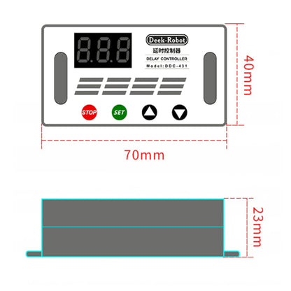 Deek-Robot DDC-431 Timer Delay Relay Switch Digital LED Display Delay Controller, Delay Controller