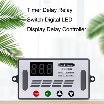 Deek-Robot DDC-431 Timer Delay Relay Switch Digital LED Display Delay Controller, Delay Controller
