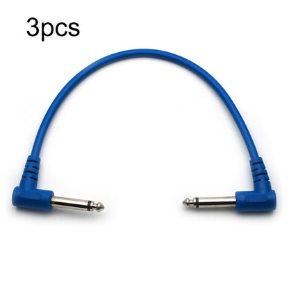 3pcs 40CM Guitar Bass Single Block Effect Device Connection Short Line, Random Color Delivery, 40cm
