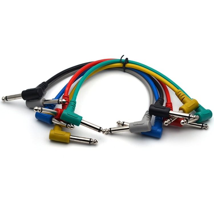 3pcs 40CM Guitar Bass Single Block Effect Device Connection Short Line, Random Color Delivery, 40cm