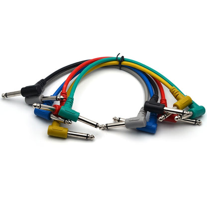 3pcs 40CM Guitar Bass Single Block Effect Device Connection Short Line, Random Color Delivery, 40cm