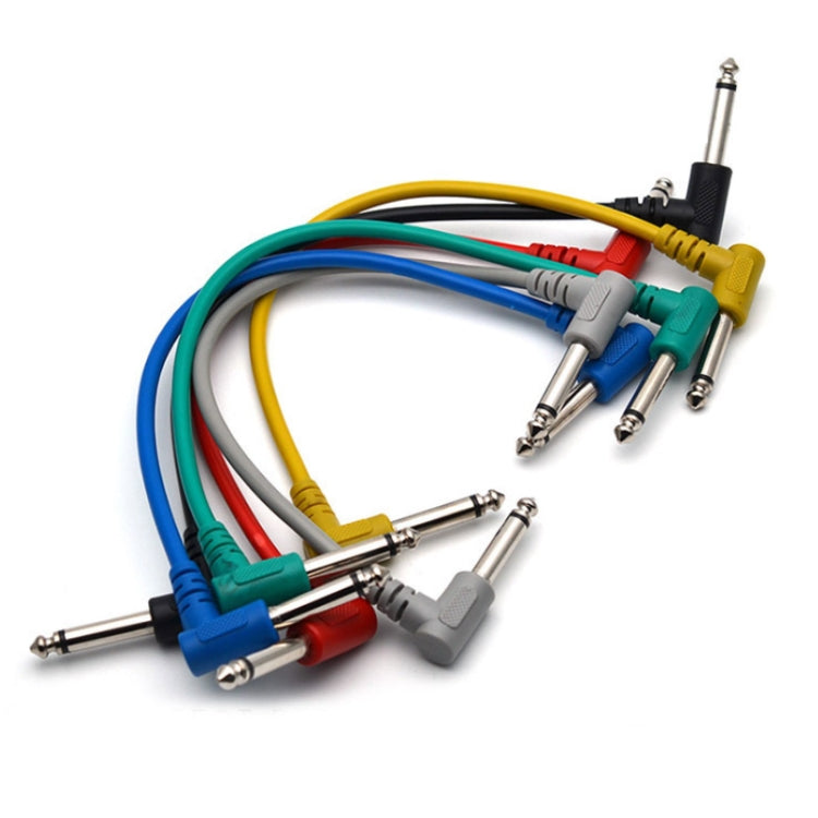 3pcs 40CM Guitar Bass Single Block Effect Device Connection Short Line, Random Color Delivery, 40cm