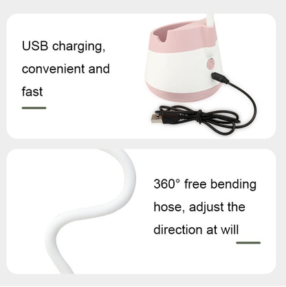 276A USB Charging Desktop Pen Holder Fan with Phone Holder Function Student Dormitory Portable Fan, 276A (Black), 276A (Yellow), 276A (Pink), 276A (Blue), 276A (Green)