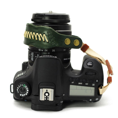 Vintage Leather SLR Wristband Anti-drop Camera Wrist Strap without Camera