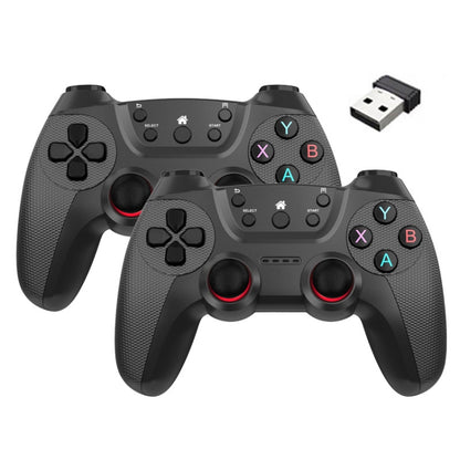 KM-029   2.4G One for Two Doubles Wireless Controller Support PC / Linux / Android / TVbox, KM-029 (Rose Pink), KM-029 (Lemon Yellow), KM-029 (Mountain Blue), KM-029 (Battle Gray), KM-029 (Elegant Silver), KM-029 (Mint Green), KM-029 (Cangling Green)  ...