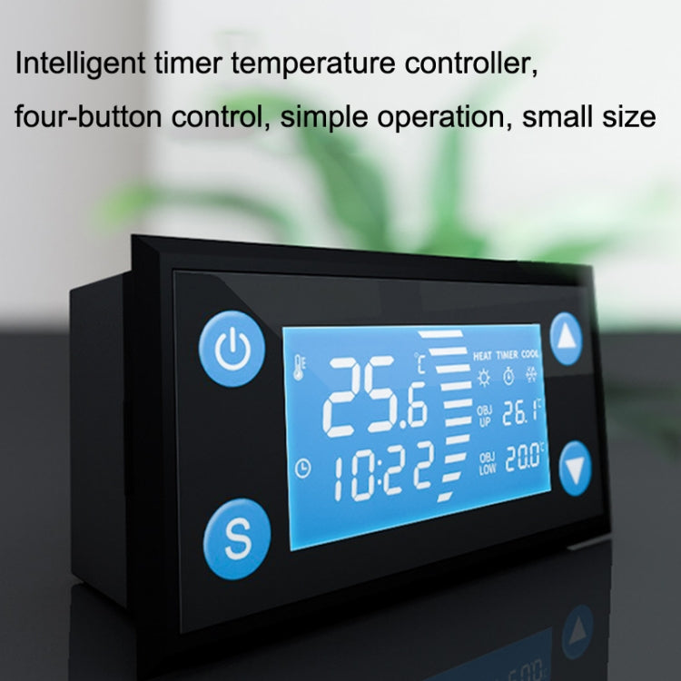W-1213 Intelligent Digital Display Fish Tank Climbing Pet Thermostat Planting Hatch Breeding Temperature Controller, W-1213