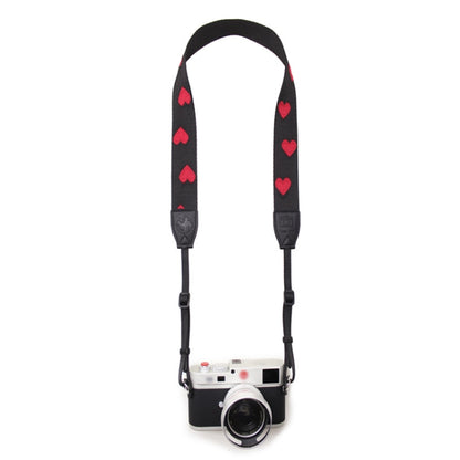 Embroidered Heart Pattern SLR Camera Strap Mirrorless Camera Love Lanyard
