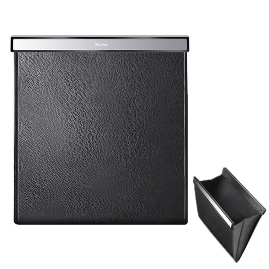 Car Garbage Bag Rear Seat Folding Storage Bag, Magnetic Attraction Black