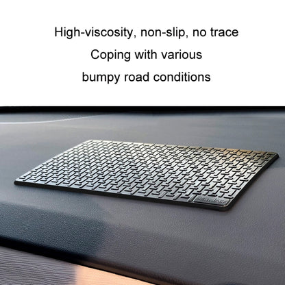 BEN.JACK Car Central Control Dashboard Mobile Phone Anti-Skid Mat, Black Small, Transparent Small, Black Large, Transparent Large