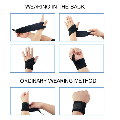 Sport Wrist Brace Polyester Cotton Knitted Wrist Support Protector, Wrist Brace
