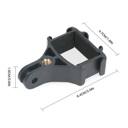 RCSTQ for DJI Pocket 2 Expansion Adapter Holder Camera Fixed Connection Accessories, Black, Bracket+Adapter