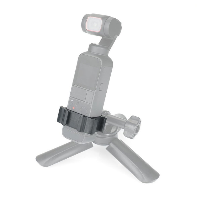 RCSTQ for DJI Pocket 2 Expansion Adapter Holder Camera Fixed Connection Accessories, Black, Bracket+Adapter