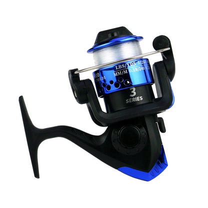 YUMOSHI JL200 Spinning Reel With Line, With Line(Electroplated Green), With Line(Electroplated Blue), With Line(Electroplated Yellow), With Line(Electroplated Red), With Line(Electroplated Silver)