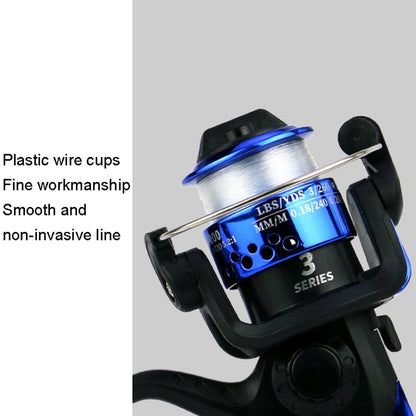 YUMOSHI JL200 Spinning Reel With Line, With Line(Electroplated Green), With Line(Electroplated Blue), With Line(Electroplated Yellow), With Line(Electroplated Red), With Line(Electroplated Silver)