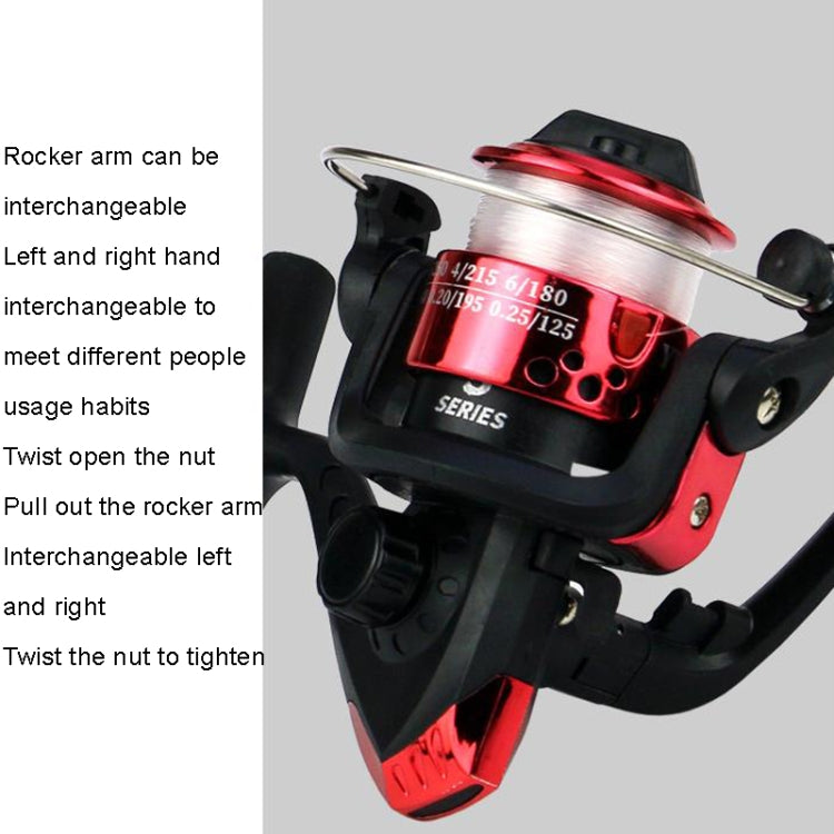 YUMOSHI JL200 Spinning Reel With Line, With Line(Electroplated Green), With Line(Electroplated Blue), With Line(Electroplated Yellow), With Line(Electroplated Red), With Line(Electroplated Silver)
