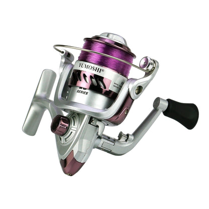 YUMOSHI YK Series Plastic Plating Fishing Line Reel, YK2000, YK3000, YK4000, YK6000, YK7000