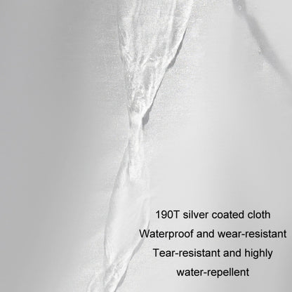190T Silver Coated Cloth Car Rain Sun Protection Car Cover with Reflective Strip, S, M, L, XL, XXL, Y-M, Y-L, Y-XL