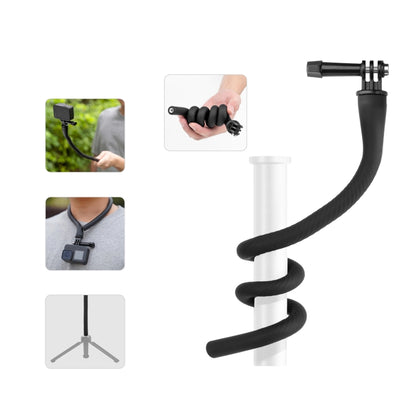 TELESIN Flexible Mount Bracket Octopus Tripod For Mini Action Camera and Mobile Phone,Spec:, Only Bracket, With Phone Clip Kit
