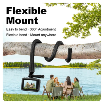 TELESIN Flexible Mount Bracket Octopus Tripod For Mini Action Camera and Mobile Phone,Spec:, Only Bracket, With Phone Clip Kit