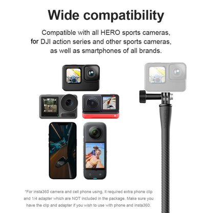 TELESIN Flexible Mount Bracket Octopus Tripod For Mini Action Camera and Mobile Phone,Spec:, Only Bracket, With Phone Clip Kit