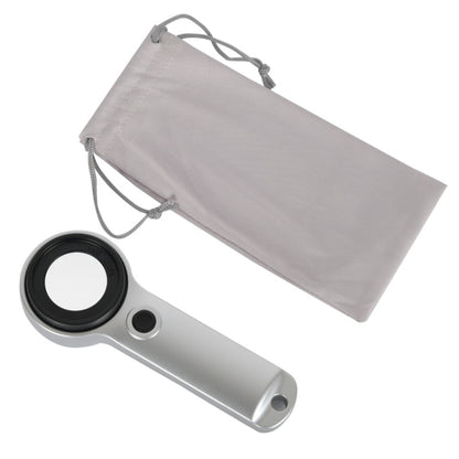 30X Handheld Rechargeable Jewelry Appraisal Magnifier LED Currency Detector Light