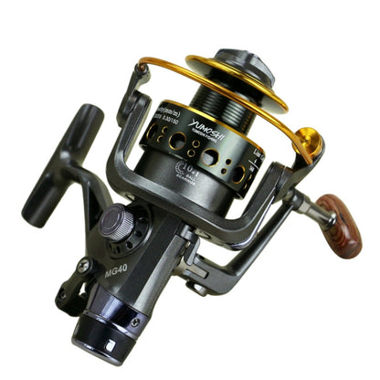 Double Unloading Metal Head Front and Rear Brake Fishing Reel, YUMOSHI MG30, YUMOSHI MG40, YUMOSHI MG50, YUMOSHI MG60
