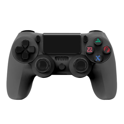 For PS4 Wireless Bluetooth Game Controller With Light Strip Dual Vibration Game Handle, White, Black, Red, Blue, Green, Rose Red, Letter, Line, Fire Ghost, Cartoon, Hulk, Skeleton, Gear, Lightning, Flame, Cloud, Burst, Wood Grain, Star Red             ...
