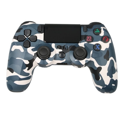 For PS4 Wireless Bluetooth Game Controller With Light Strip Dual Vibration Game Handle, White, Black, Red, Blue, Green, Rose Red, Letter, Line, Fire Ghost, Cartoon, Hulk, Skeleton, Gear, Lightning, Flame, Cloud, Burst, Wood Grain, Star Red             ...