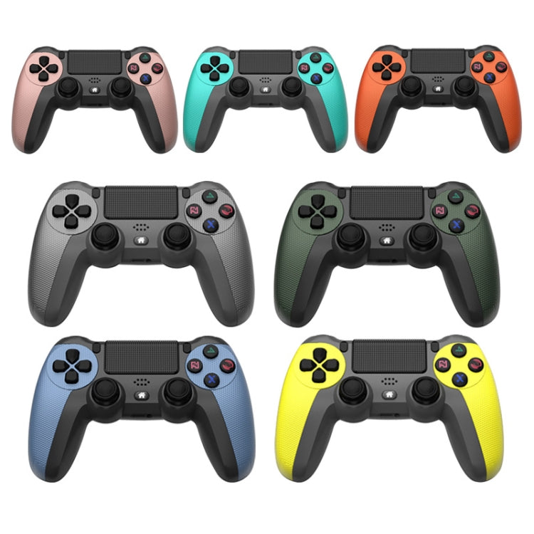KM048 For PS4 Bluetooth Wireless Gamepad Controller 4.0 With Light Bar, KM048 (Vitality Orange), KM048 (Rose Pink), KM048 (Lemon Yellow), KM048 (Mountain Blue), KM048 (Battle Gray), KM048 (Elegant Silver), KM048 (Elegant White), KM048 (Mint Green)     ...