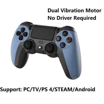 KM048 For PS4 Bluetooth Wireless Gamepad Controller 4.0 With Light Bar, KM048 (Vitality Orange), KM048 (Rose Pink), KM048 (Lemon Yellow), KM048 (Mountain Blue), KM048 (Battle Gray), KM048 (Elegant Silver), KM048 (Elegant White), KM048 (Mint Green)     ...