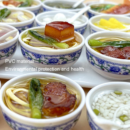 Simulation PVC Food Model Children Toys, Jujube, Jujube Porridge, Porridge, Friut Soup, Jujube Small Rice, Dumpling, Beef Noodles, Big Meat Noodles, Shrimp Meat Noodle, Carp Noodle, Bacon Noodle, Large Noodle, Buckle Meat, Egg Noodle, Chicken Leg Noodl...