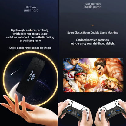 U9 PRO HDMI HD 2.4G Wireless PSP TV Double Game Console, U9 PRO 64G 10000+ Games, U9 PRO 128G 12000+ Games