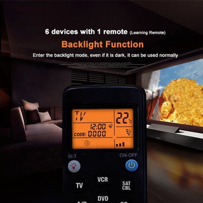 CHUNGHOP RM-991 6 In 1 Universal Learning Infrared Universal Remote Control